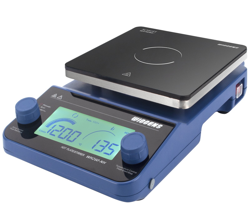 Wiggens digital hot plate with timer function and PID control